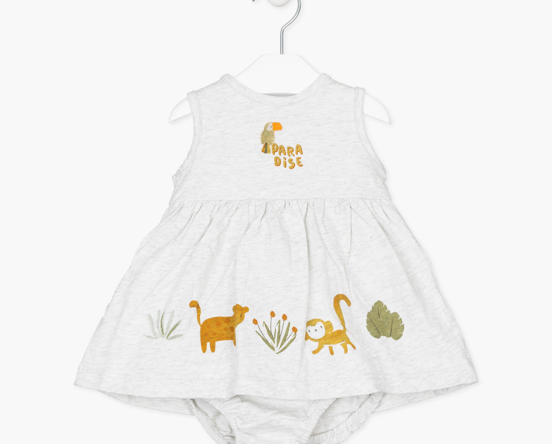 Purchase our Losan Baby Girl Sleeveless Bodysuit Dress Online in Montreal