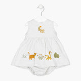 Purchase our Losan Baby Girl Sleeveless Bodysuit Dress Online in Montreal