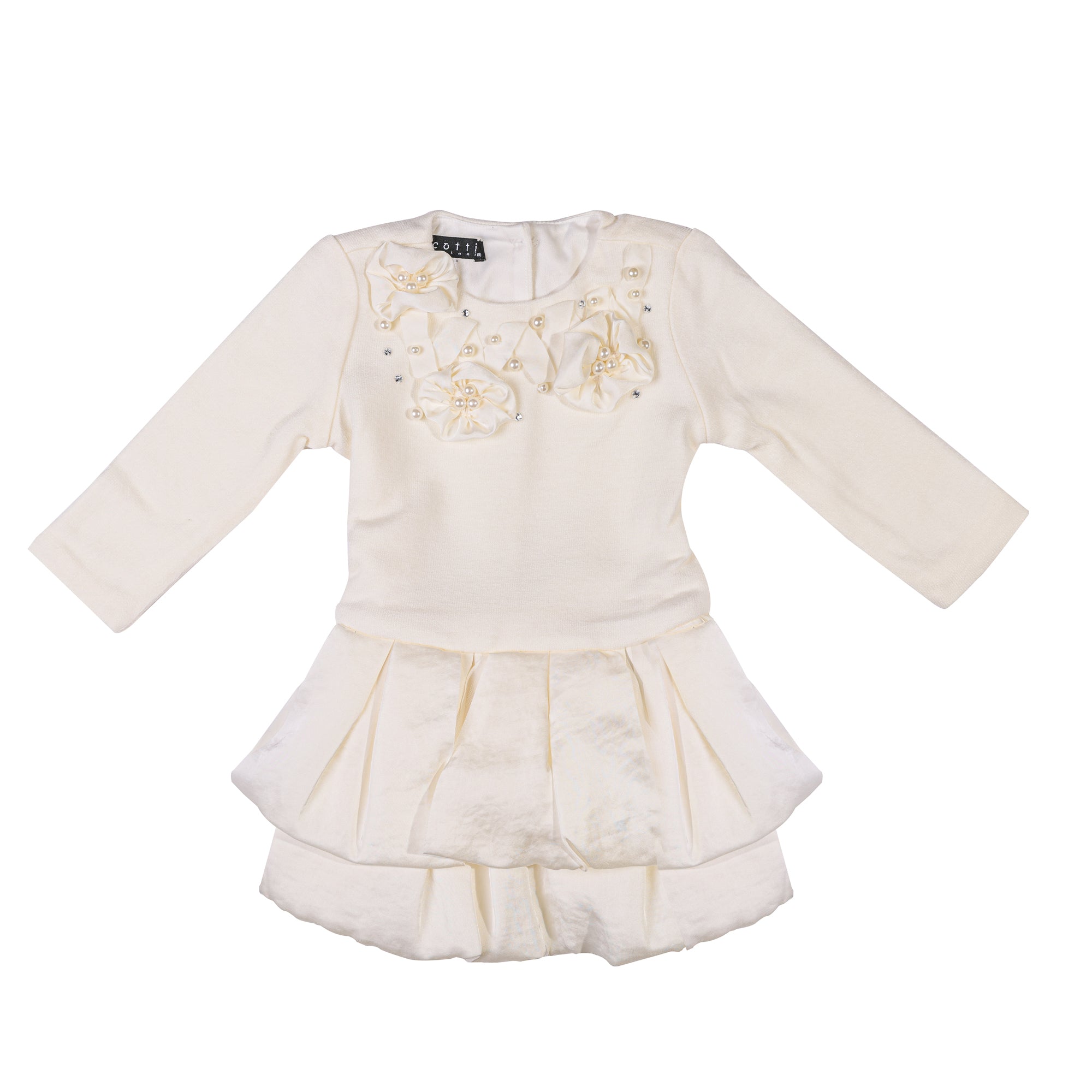 Purchase our Kate and Mack White Long Sleeve Dress Online in Montreal