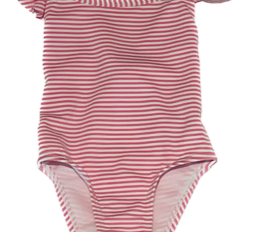 Purchase our Losan Baby Girl Red Striped Bathing Suit Online in Montreal
