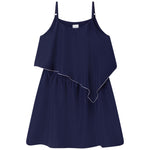 Purchase our Boss Navy Layered Ruffle Dress Online in Montreal