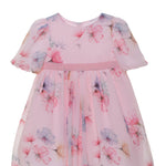 Purchase our Patachou Floral Chiffon Dress in Pink Online in Montreal