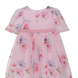 Purchase our Patachou Floral Chiffon Dress in Pink Online in Montreal
