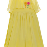 Purchase our Patachou Girls Flare Chiffon Yellow Dress Online in Montreal