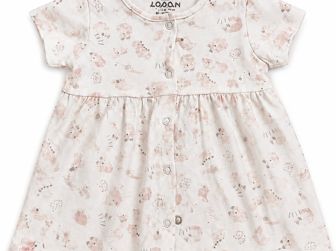 Losan Baby Girl Romper Dress
