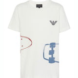 Purchase our Emporio Armani Printed Cotton Boy T-Shirt Online in Montreal