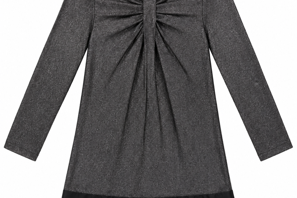 Imoga Draped Pleat Front Jersey Dress