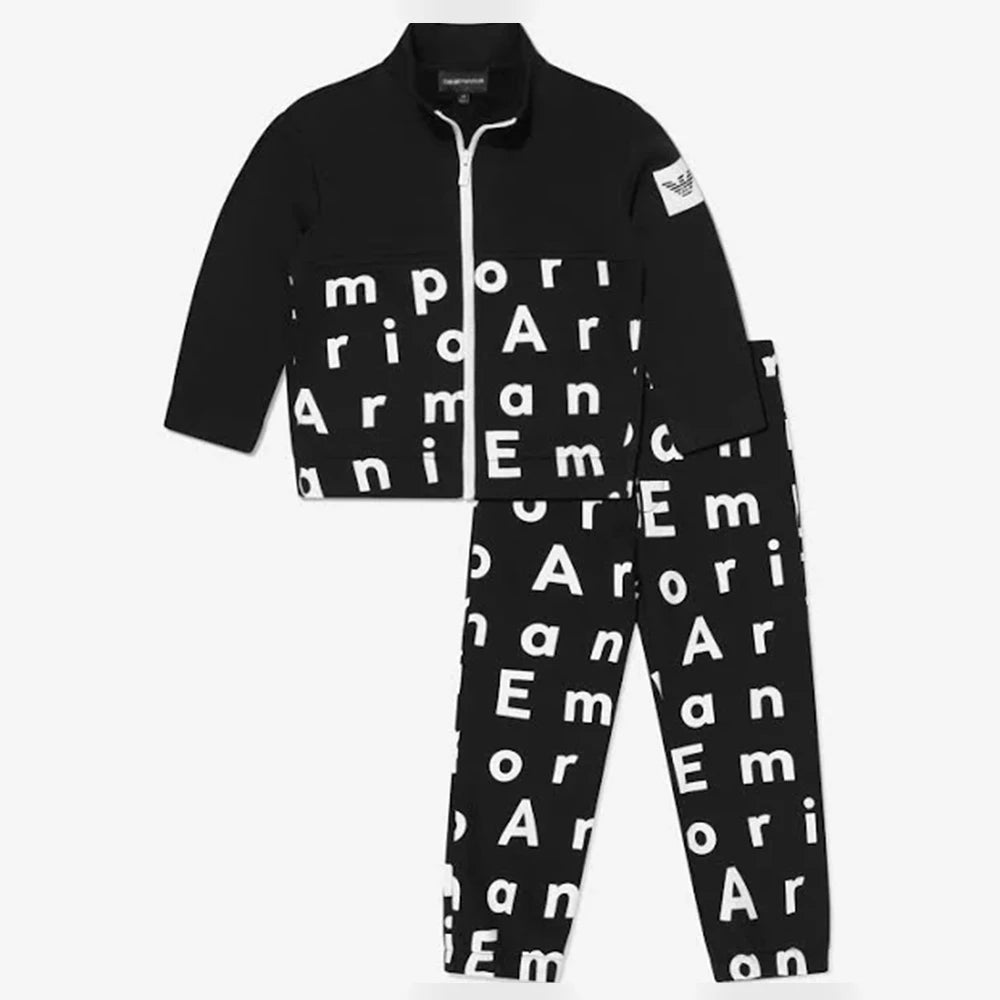 Boys armani tracksuit best sale