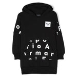 Purchase our Emporio Armani Cotton Hoodie Dress for Girls Online in Montreal