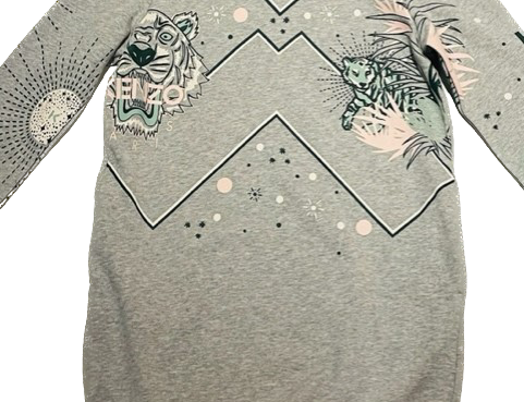 Girls grey kenzo jumper online