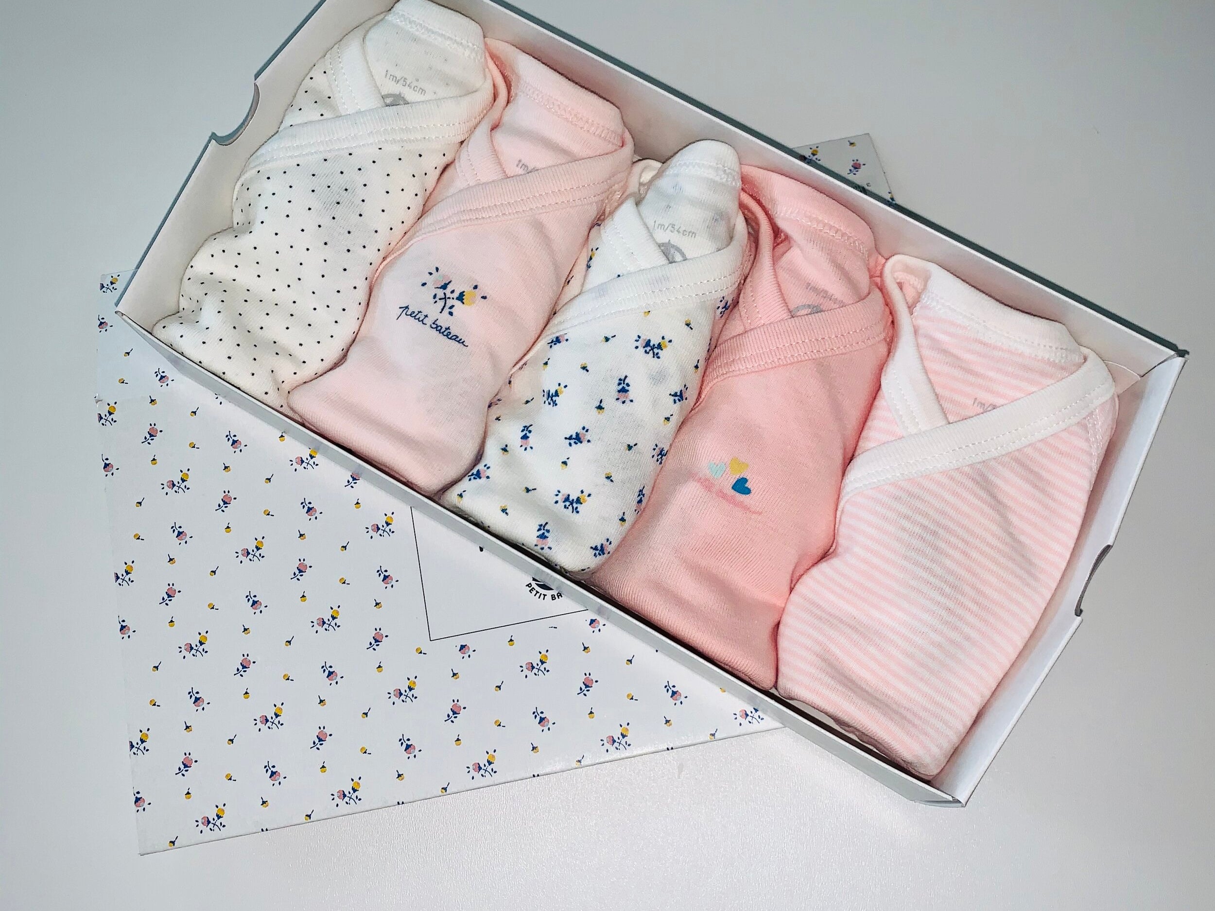 Petit Bateau Set of 5 bodies