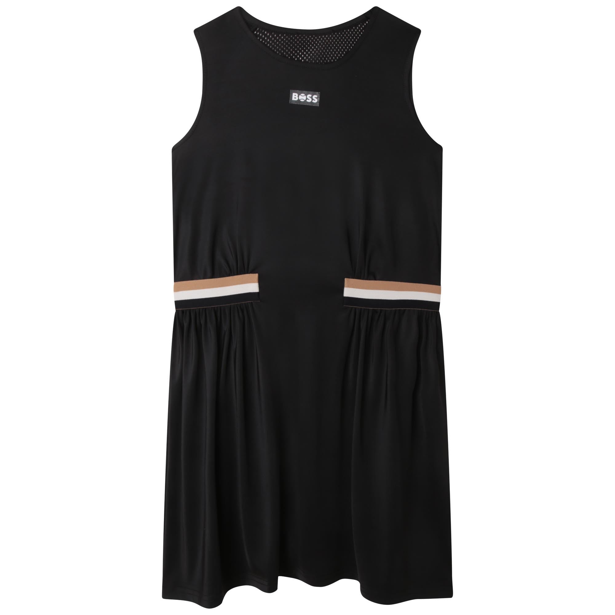 Purchase our Boss Girls Black Logo Sleeveless Dress Online in Montreal