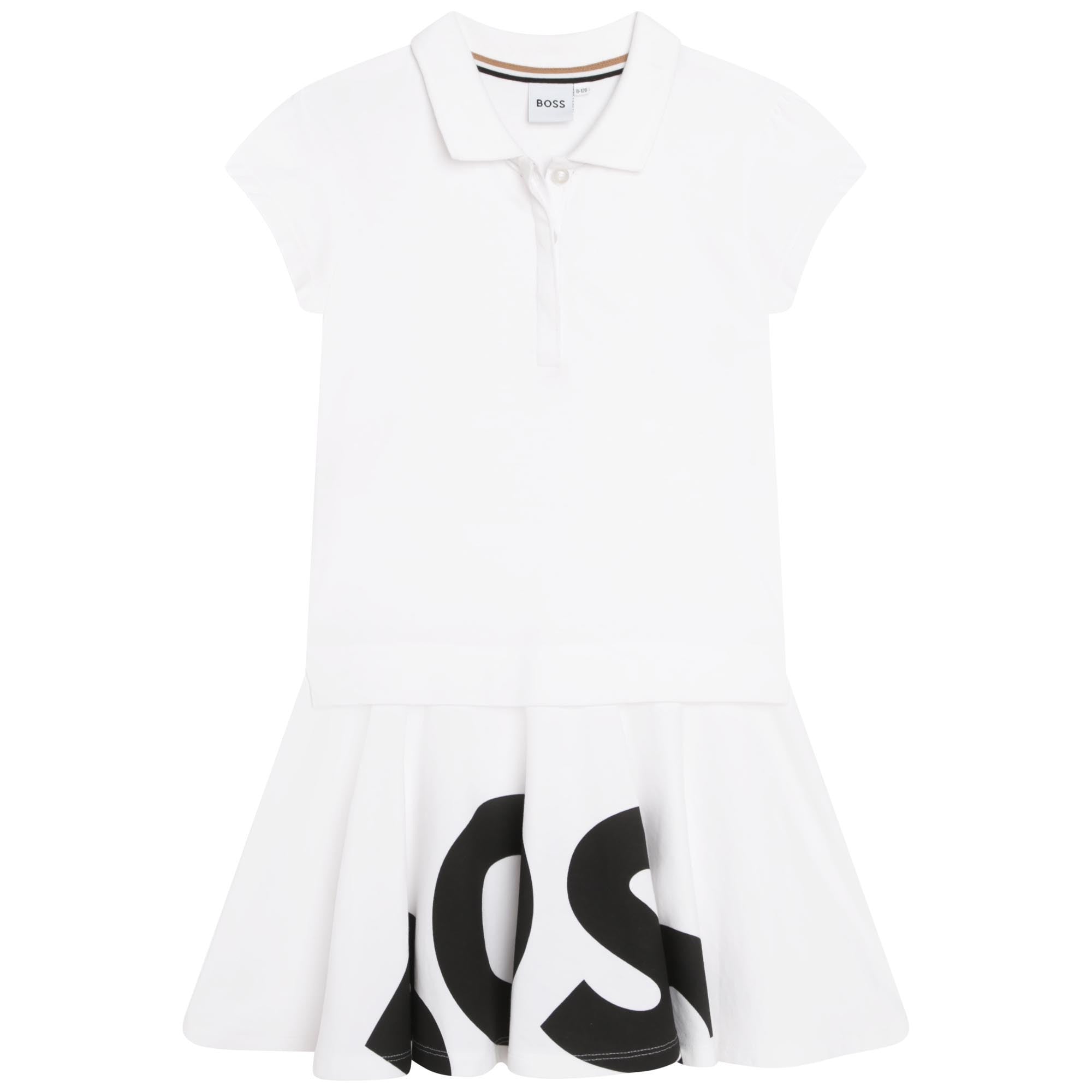Purchase our Boss White Polo Collar Dress Online in Montreal