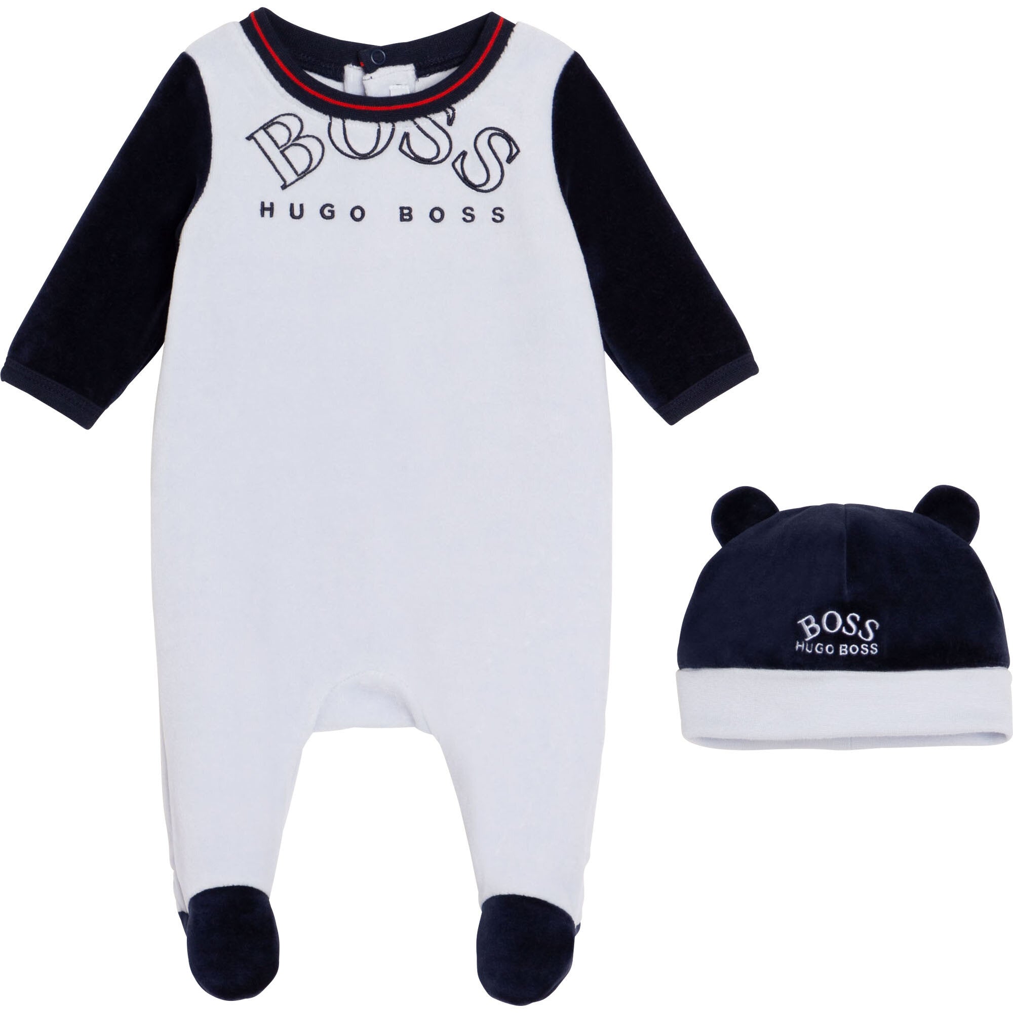 Hugo Boss Baby Pyjama Sleepsuit & Hat