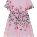 Patachou rosebud dress in pink for girls